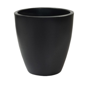 Maceta Resina Delta ø 30 x 30 Antracita