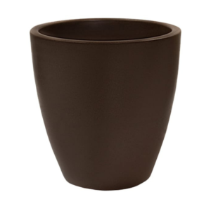 Maceta Resina Delta ø 30 x 30 Bronce