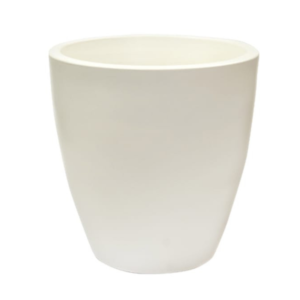 Maceta Resina Delta ø 30 x 30 Blanco