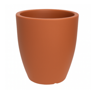 Maceta Resina Delta ø 30 x 30 Terracota