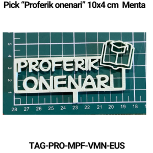 Paquete 5 picks "Proferik Onenari" 10x4 Verde Menta