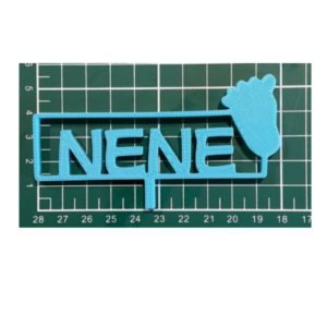 Paquete 5 picks "Nene" 10x4 Azul