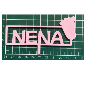 Paquete 5 picks "Nena" 10x4 Rosa