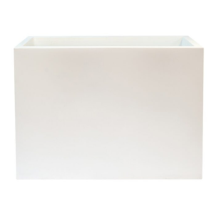 Muro Resina Phobos 100x45x70 h Blanco