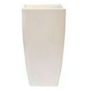 Maceta Resina Tau ø 37x70 Blanco