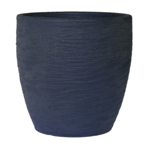 Maceta Resina Polis ø 40x40 Carbón