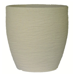 Maceta Resina Polis ø 50x50 Crema
