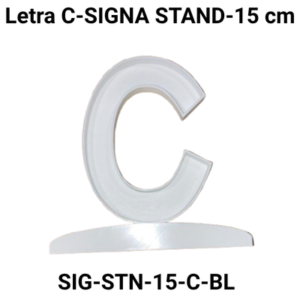 Letra Premium SIGNA STAND Blanco - C -