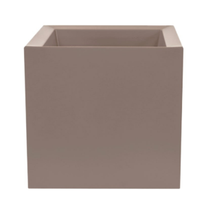 Maceta Resina Lambda ø 30x30x30 Cemento