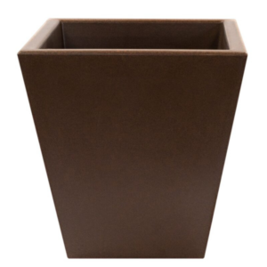 MMaceta Resina Epsylon 50x50x50 Bronce