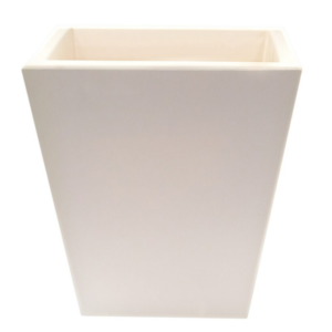 Maceta Resina Epsylon 40x40x40 Blanco