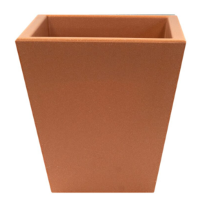 Maceta Resina Epsylon  40x40x40 Terracota