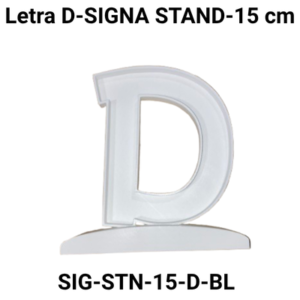 Letra Premium SIGNA STAND Blanco - D -