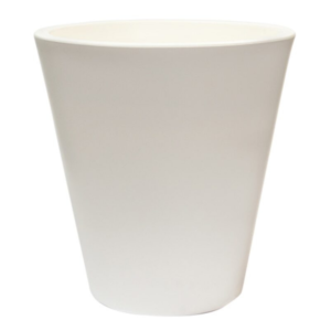 Maceta Resina Kappa ø 100x100 Blanco