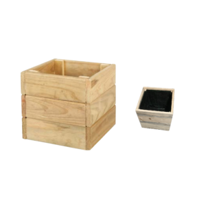 Cubo Madera 40x40