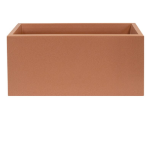 Jardinera Resina Omicron 100x45x45 Terracota