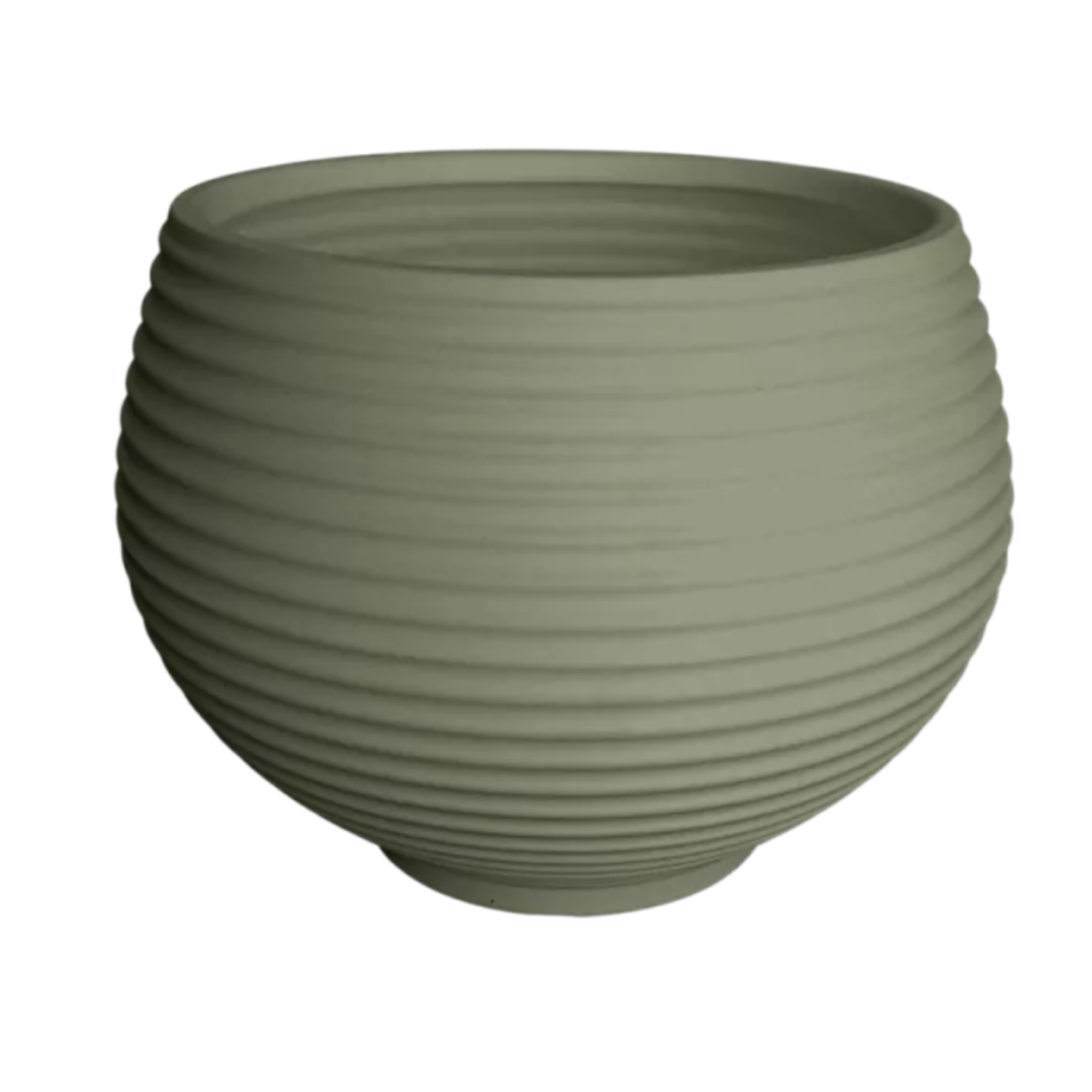 Maceta Resina Zafira ø32x25 h Verde Antiguo