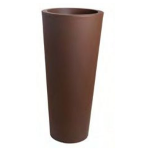 Maceta Resina Alta Kronos ø 40x80 Bronce