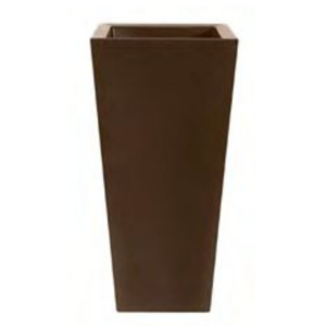 Maceta Resina Alta Kairos ø 40x80 Bronce