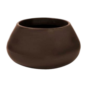 Maceta Resina Logos ø 52x30 Bronce