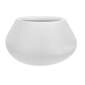 Maceta Resina Logos ø 52x30 Blanco