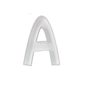 Letra Premium SIGNA LITE 15 cms Blanco - A