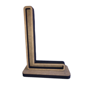 Letra Madera DM 19 cm L