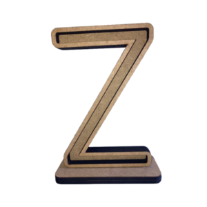 Letra Madera DM 19 cm Z