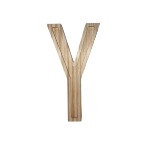 Letra Madera 19 cm Extra Y