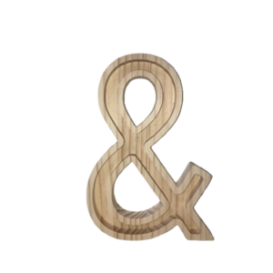 Letra Madera 19 cm Extra &