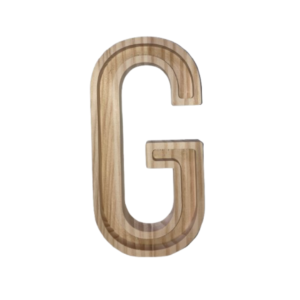 Letra Madera 19 cm Extra G