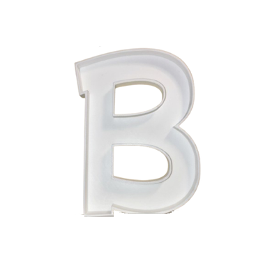 Letra Premium SIGNA LITE 18 cms Blanco - B