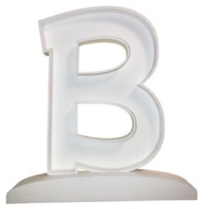 Letra Premium SIGNA STAND 15 cms Blanco - B