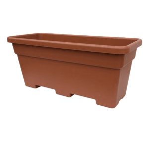 Jardinera Adoquín 100x42x43 Terracota