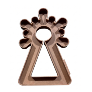 Silueta Virgen del Pilar Monge Joyeros 15 cm  LITE sin peana Madera