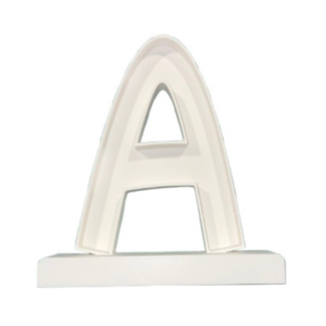 Letra Premium SIGNA STAND 15 cms Blanco - A