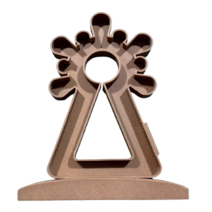 Silueta Virgen del Pilar Monge Joyeros 18 cm  Madera