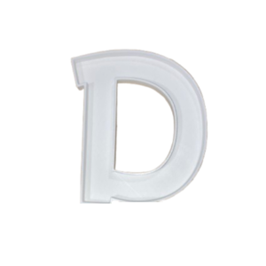Letra Premium SIGNA LITE 15 cms Blanco - D