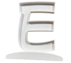Letra Premium SIGNA STAND 15 cms Blanco - E
