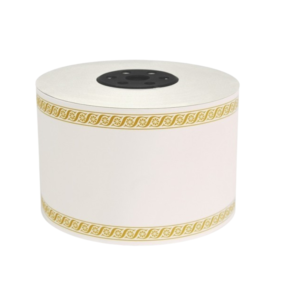 Cinta fúnebre impresora 7.5 cm x 50mts Blanco