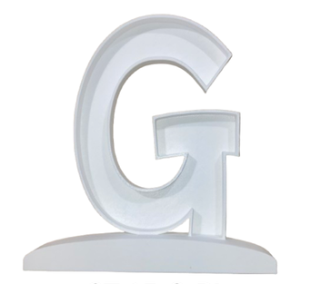 Letra Premium SIGNA STAND 15 cms Blanco - G