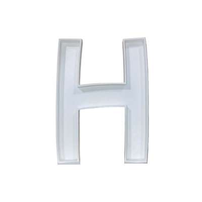 Letra Premium SIGNA LITE 18 cms Blanco - H