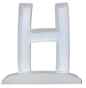 Letra Premium SIGNA STAND 15 cms Blanco - H