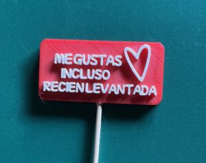 Pack 5 picks 8x4 Levantada