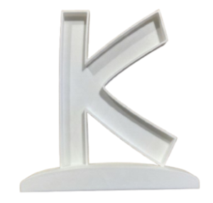 Letra Premium SIGNA STAND 15 cms Blanco - K