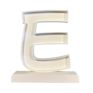 Letra Premium SIGNA STAND 15 cms Blanco - E