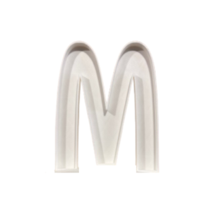 Letra Premium SIGNA LITE 15 cms Blanco - M
