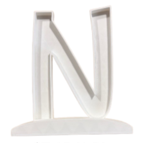 Letra Premium SIGNA STAND 15 cms Blanco - N