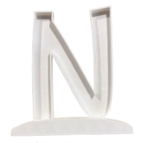 Letra Premium SIGNA STAND 18 cms Blanco - N