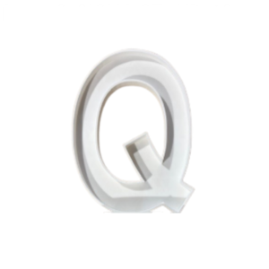 Letra Premium SIGNA LITE 15 cms Blanco - Q